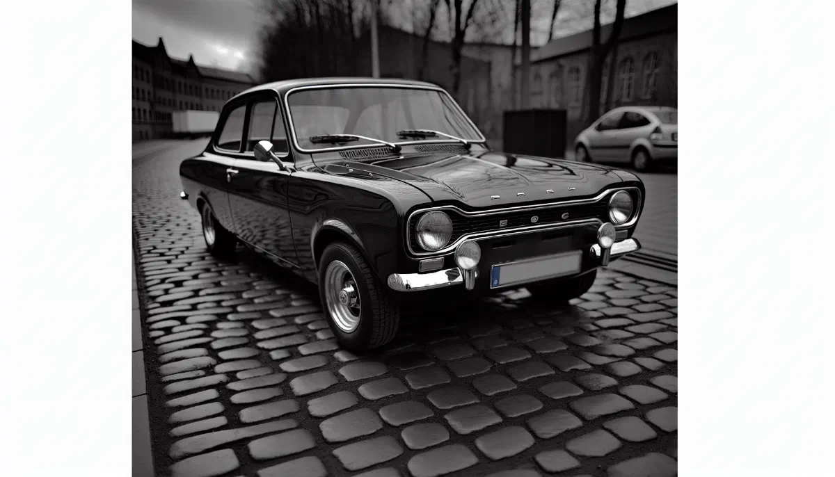 Historical photo of the MK1 Ford Escort